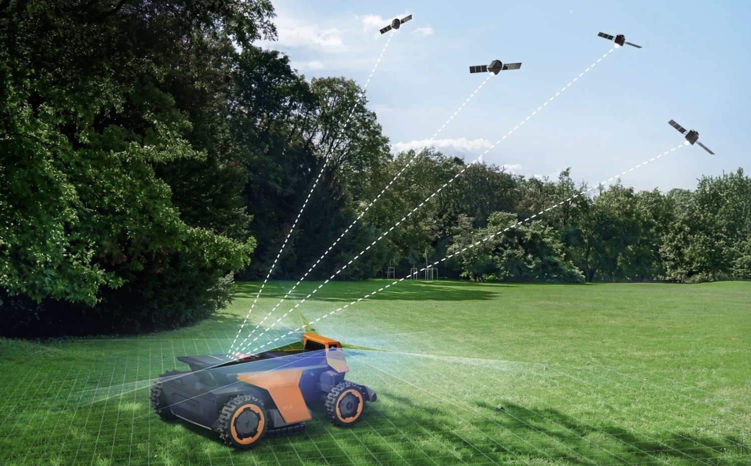 Segway Navimow Terranox navigerer med satellitt og kamera